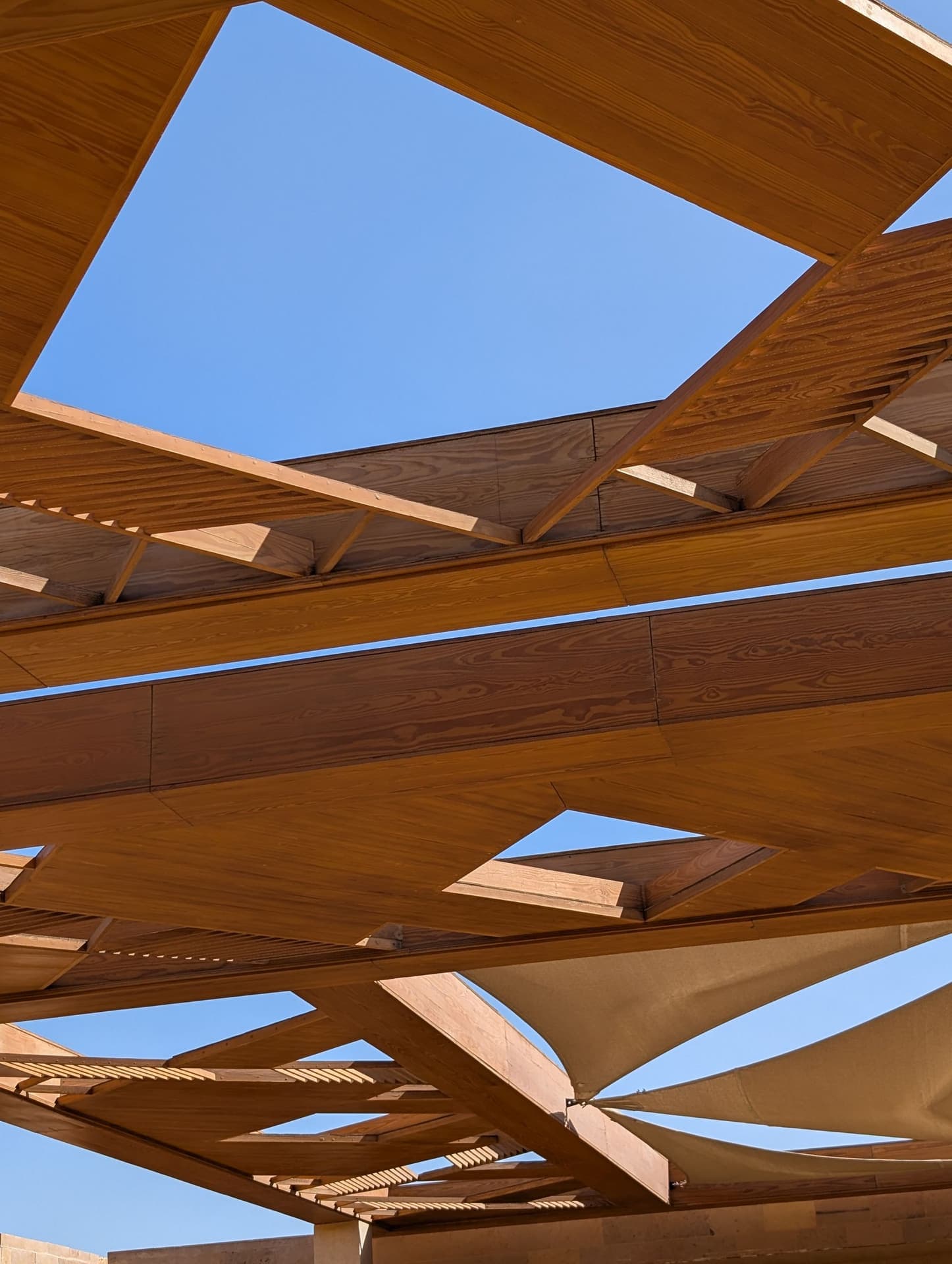 Cedar joinery detail