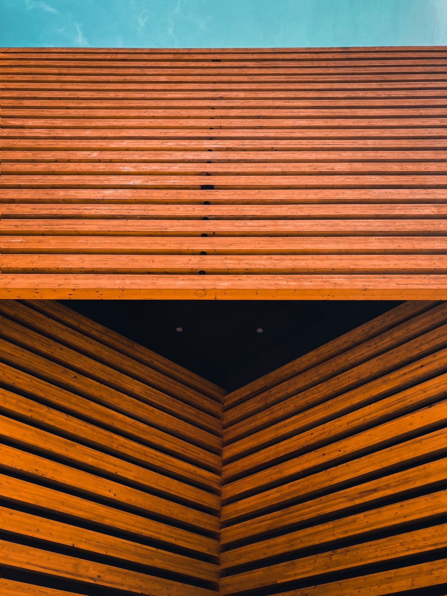 Timber cladding detail